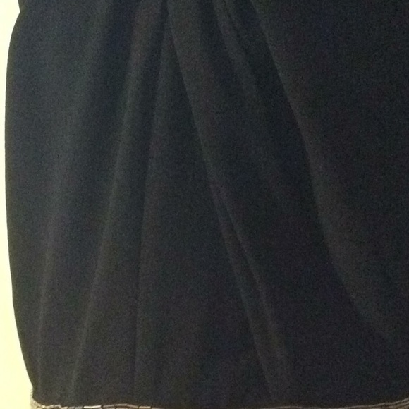 COPY - NWT Carmen Marc Valvo black evening blouse # 14 - Picture 3 of 8